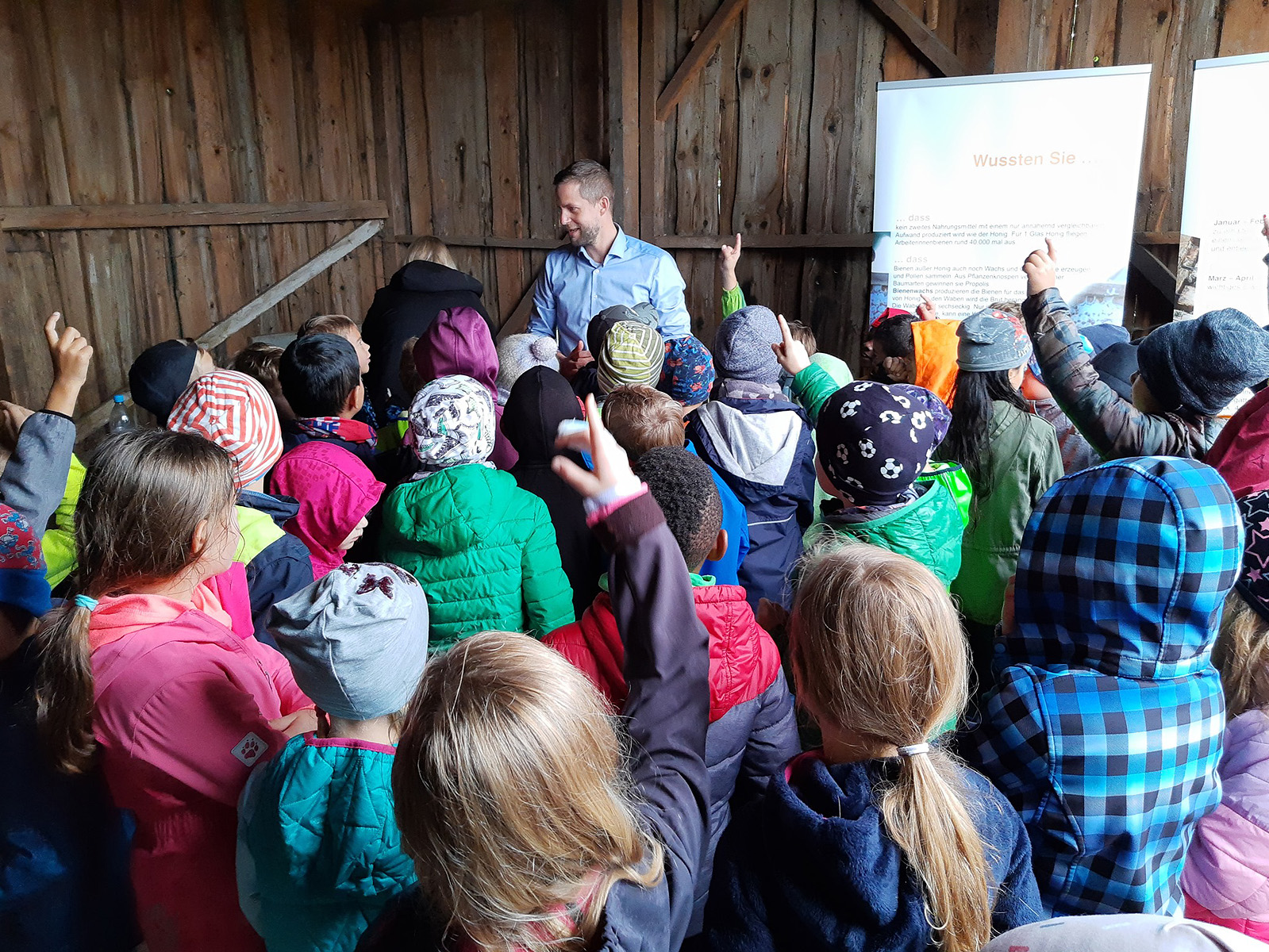 Besuch der Bienenweide