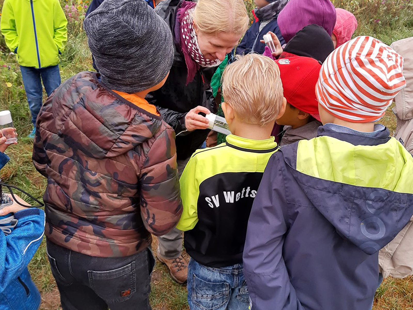 Besuch der Bienenweide