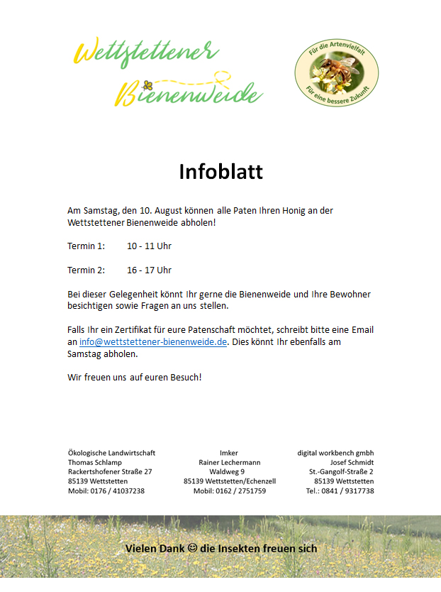 Infoblatt